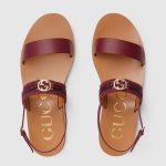 Gucci Women’s sandal with Interlocking G and Web - Image 5